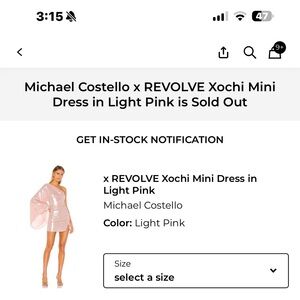 Michael Costello x Revolve Xochi Mini Dress